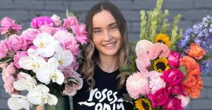 Roses Only Now Blooming in New Kedron Studio